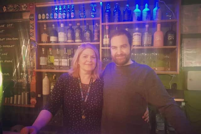 Laura and Paul Local - owners of The Local in Branton.