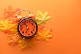 The clocks go back at 2am on Sunday,  October 29.