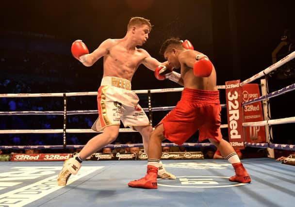 Reece Mould in action at Leeds Arena in October 2019 (Picture: Steve Riding)
