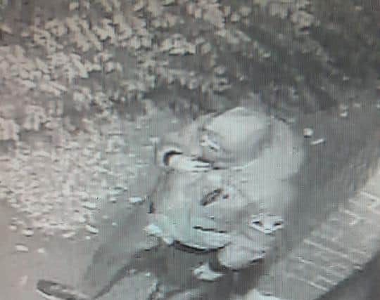 CCTV image of Denaby burglary suspect.