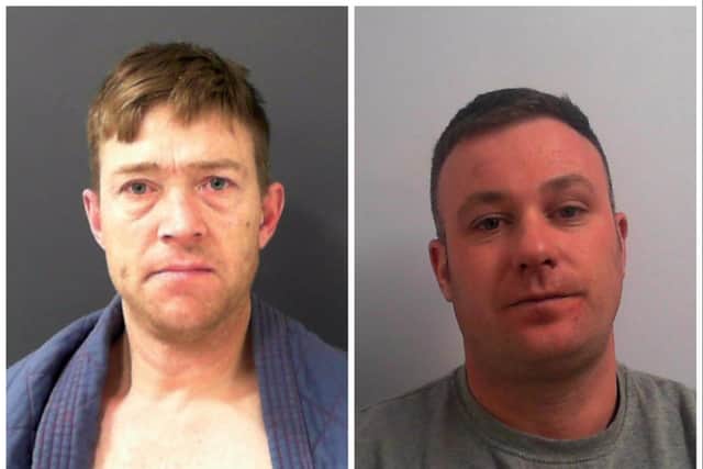 Stephen Case and Shaun Finley have been jailed for raiding a sting of new build properties in a £143,000 burglary plot.