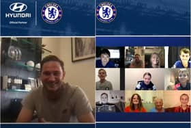 Young footballers were given the chance to quiz Chelsea boss Frank Lampard.