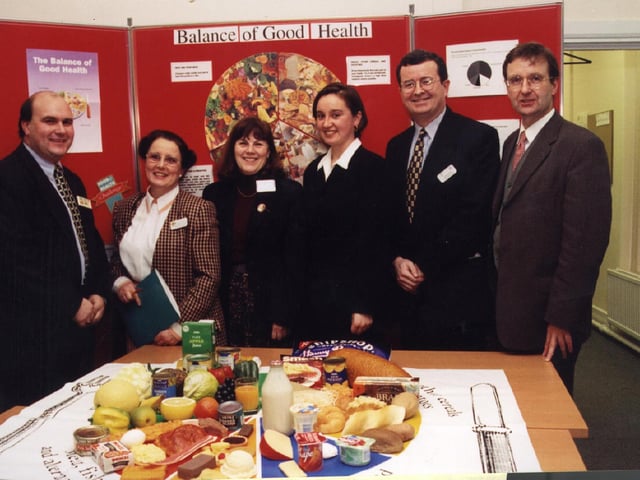 Neil Hanson catering manager Asda - Norma Lauder Director of Nutrition and Dietetics DRI, Angela Scott Director Health Promotion, Jacqui Webster Speaker National Food Alliance, Liam Hayes chief executive Doncaster Health care NHS Trust Prof Tim Kand Speaker Thames valley UNI back in 1998