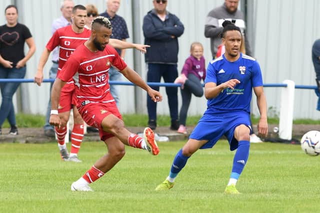 John Bostock played in the deeper lying midfield role against Rossington
