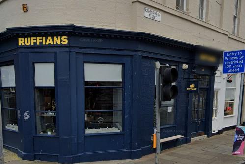 Ruffians is situated on Queensferry Street.
