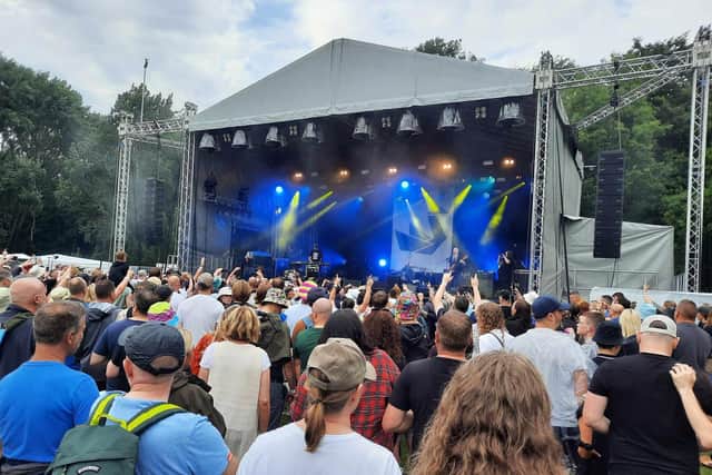 Crowds thrilled to a number of bands at this year's Askern Music Festival.