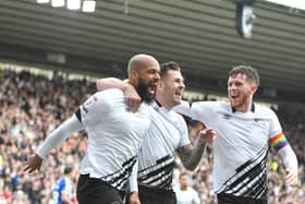 David McGoldrick (left) will be playing for Notts County next term.