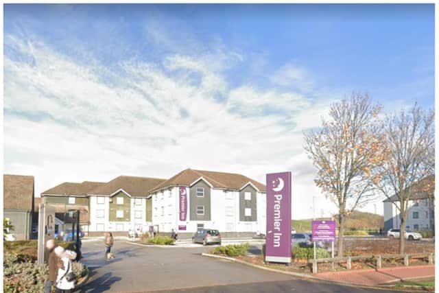 Police were called to the Premier Inn in WIlmington Drive.