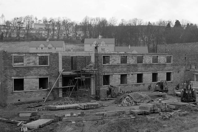 Police Station being built, January 1962.