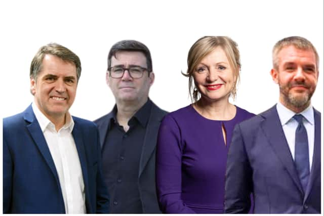 Steve Rotheram, Andy Burnham, Tracy Brabin and Oliver Coppard will all be speaking at the event.