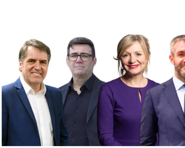 Steve Rotheram, Andy Burnham, Tracy Brabin and Oliver Coppard will all be speaking at the event.