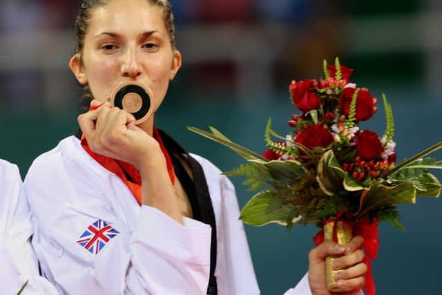 Doncaster's Sarah Stevenson won GB's first ever Olympic taekwondo medal in 2008. Photo by Ezra Shaw/Getty Images