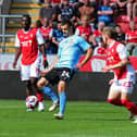 Zain Westbrooke, pictured in action against Rotherham in pre-season, made his playing return against the Millers in a behind-closed-doors match.