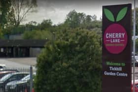 Google Streetview picture of Cherry Lane Garden Centre before lockdown