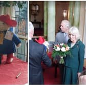 The Royal couple were presented with Doncaster's very own Paddington Bear.