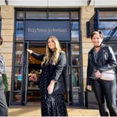 Faye Bater and Sophie Rusby of Baytree Interiors with Di Rodgers, Lakeside Village’s centre manager.