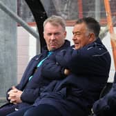 John Sheridan and Glyn Snodin (right) pictured with John Sheridan during their time in charge at Chesterfield. Photo: Howard Roe/AHPIX.COM.