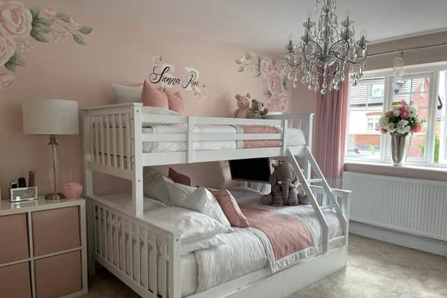 Lusy-Jo Hudson's daughter's room designed by Lisa Hensby of LH Interior Design