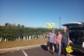 Ramblers meet to car-share at park-n-ride