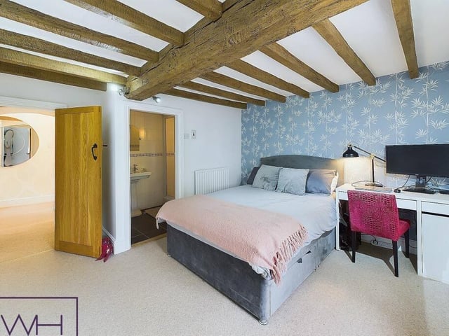 One of four double bedrooms has an en suite facility.