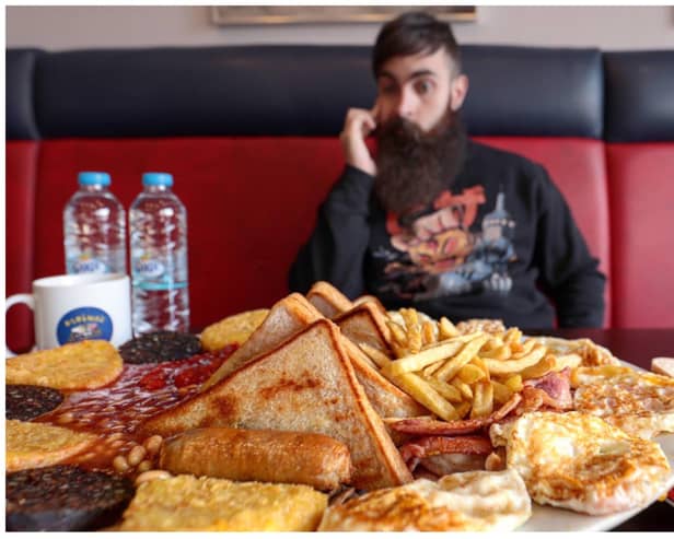 YouTube star BeardMeetsFood has been invited to take on a Doncaster pub's new massive full English breakfast. (Photo: BeardMeatsFood).