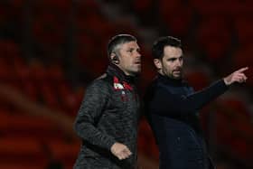Former Doncaster Rovers goalkeeping coach Ian Bennett (left) has joined Neil Warnock’s backroom staff at Huddersfield Town.