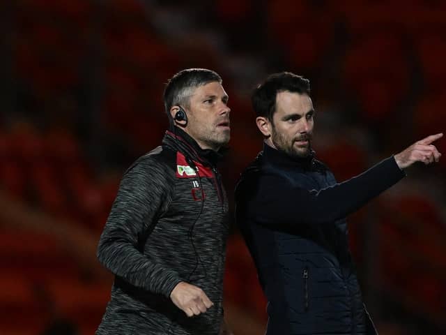 Former Doncaster Rovers goalkeeping coach Ian Bennett (left) has joined Neil Warnock’s backroom staff at Huddersfield Town.