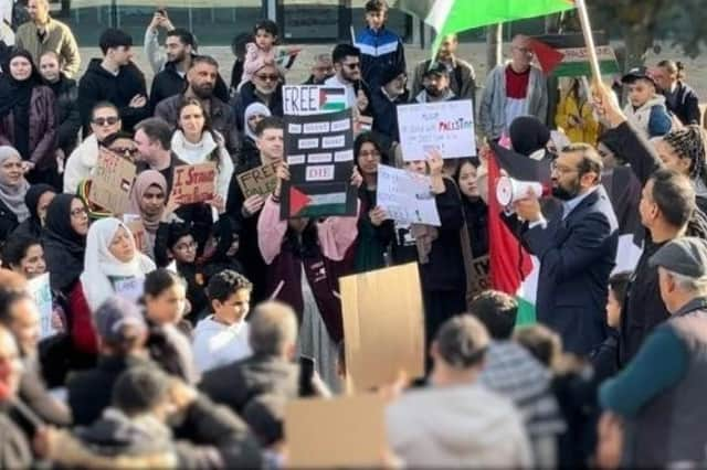 Doncaster Palestine vigil.