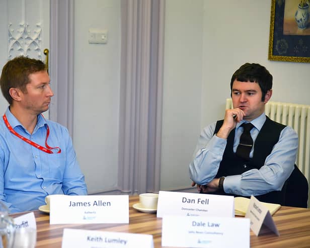 James Allen and Dan Fell at the roundtable event.
