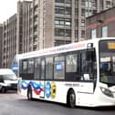 The DRI Park and Ride shuttle bus