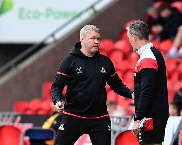 Grant McCann will serve a touchline ban at Colchester, meaning Cliff Byrne will oversee matters on Tuesday night.