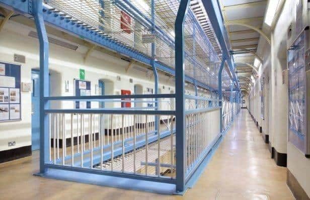 Inside Doncaster Prison.