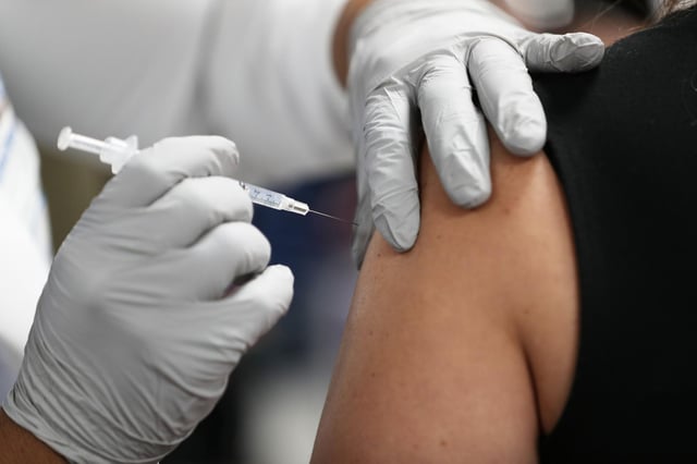 Vaccine centres open this weekend.