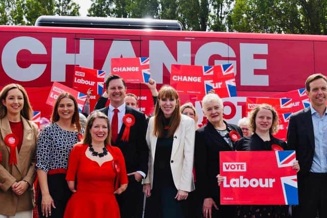 Angela Rayner brought the Labour battle bus to Doncaster.