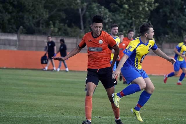 Rio Allan in action for former club Harworth.