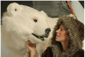 Bjorn the interactive polar bear is coming to Doncaster this weekend.