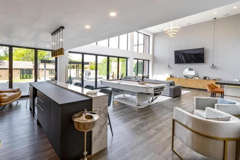 Open plan living - a view across part of the ground floor arrangement.