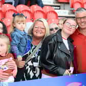 Rovers fans gathered to see the League Two trophy being paraded and meet players and staff as part of the club's title celebration event.