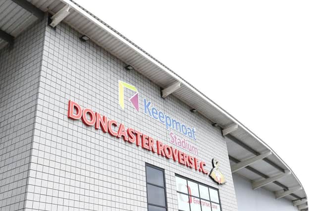 Today's game is the final one to be played at the Keepmoat Stadium, with a new title sponsor to be announced next week.