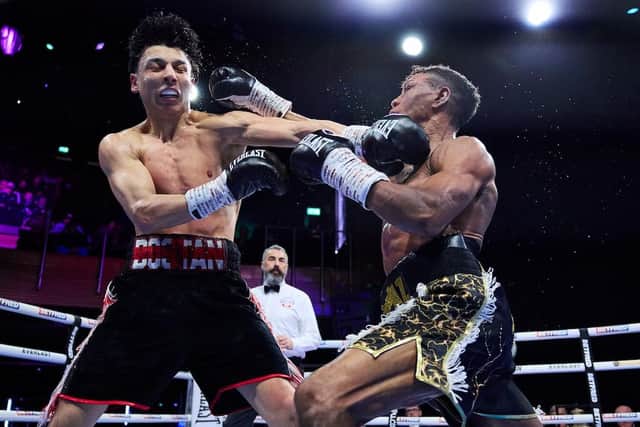 Junaid Bostan v Bilal Fawaz English Super Welterweight Title January 2025 Picture By Mark Robinson Matchroom Boxing