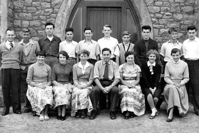 The All Saints Church Youth Section from Denaby Main pictured in 1955