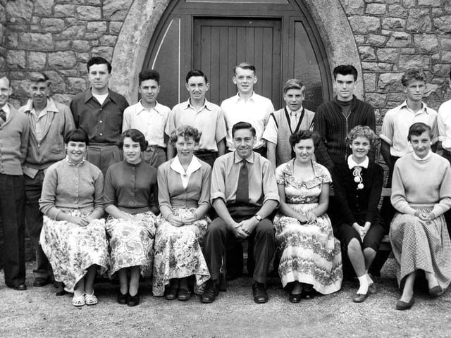 The All Saints Church Youth Section from Denaby Main pictured in 1955