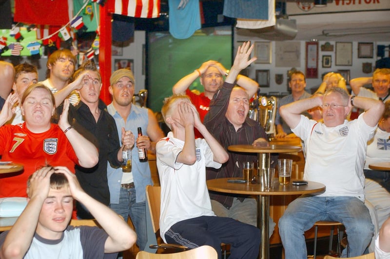 Another quarter final defeat for England and this one is against Portugal again in 2006. Were you watching the game in the Sports Bar at the Stadium of Light?