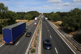 The A1 between Redhouse and Darrington near Doncaster. Picture by Lindsey Parnaby/@stellapicsltd.