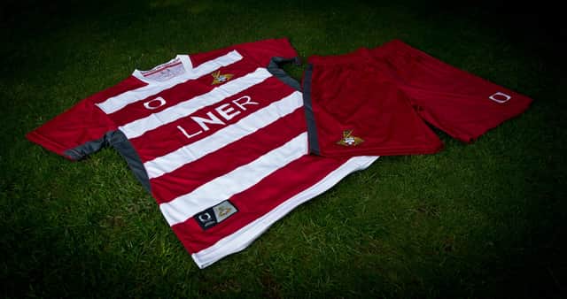 Doncaster Rovers' new home kit for the 2020/21 season