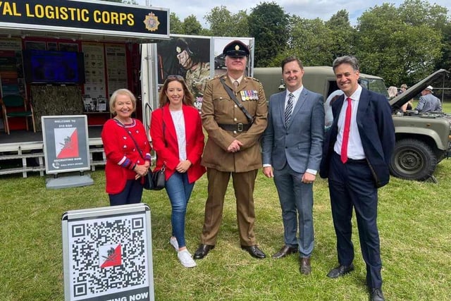 Labour's parliamentary candidates showed their support at Armed Forces Day.