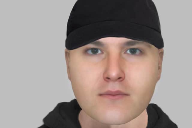 Police want to speak to the man in this efit over an attempted robbery