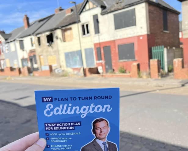 Nick Fletcher MP with his Edlington plan.