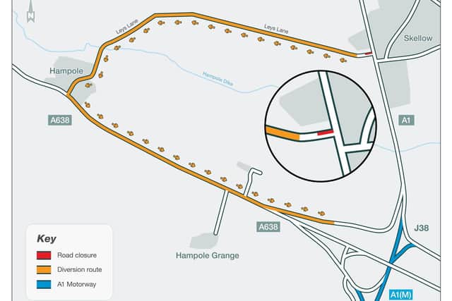Doncaster drivers have been warned of the diversion.