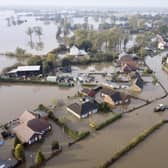 The village of Fishlake, Doncaster, submerged under flood water. November 09, 2019